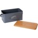 thumbnail image 3 of Caja de pan Caja de pan Caja de repostería de metal Contenedor para almacenar Pastel de pan y repostería 30 cm * 16,5 cm * 15 cm. Afortunado Sencillez, 3 of 4