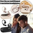 thumbnail image 3 of Auriculares Bluetooth V1J9 con traducción multilingüe, inteligencia artificial y baja latencia, 3 of 7