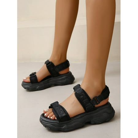 

Hook-and-loop Fastener Sport Sandals Women‘s Footwear