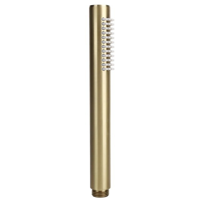 Cabezal de ducha de mano de cobre G1/2, rociador de ducha de alta presión para baño y hogar (dorado)