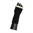 thumbnail image 3 of INSPIRE CHIC Women's Lace Arm Warmer Thumbhole Stretchy Knit Fingerless Gloves Black-Lace One Size, 3 of 7
