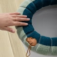 thumbnail image 6 of Round Padded Toilet Seat Household Seasons Toilet Seat Thickened With Handle Winter Toilet Ring Washable Sets Wear Knitted Toilet Seat, 6 of 6