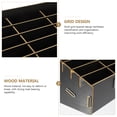 thumbnail image 4 of Shisuyan Wooden Desktop Organizer 24 Compartments Sundries Storage Box for Home Office, 4 of 8