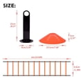 thumbnail image 1 of Training Tools,  Flat Ladder, Durable Speed Agile  Kit Training Tool Outdoor For Home Athletic, 1 of 8