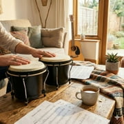 Gearlux Tunable Bongos - Black