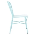 thumbnail image 5 of SAFAVIEH Everleigh Outdoor Patio Side Chair, Baby Blue, Set of 2, 5 of 11