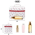 thumbnail image 2 of Gynky Makeup Bag- Large Capacity Cute Floral Travel Toiletry Bag,Cotton Cosmetic Bag Set for Women Girls Gifts Birthday, 2 of 7