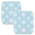 thumbnail image 7 of Yayeee LED Night Lights with Motion Detectors Auto Dusk to Dawn Light Sensors, 2 Pack, Gray Snowflake, 7 of 7
