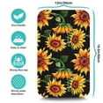 thumbnail image 5 of Washable Rubber Sunflower Cute Floral Dish Drying Mats for Kitchen Counter Home Large Coffee Bar Pad Accessories and Decor for Utensils Stemware 19.5''x12'', 5 of 7