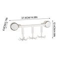 thumbnail image 3 of YYHQDS Suction Cup Swivel Hook, Wall-Mounted Multifunctional No-Hole Shelf, Universal Hanging Storage Rack for Kitchen, Spoon, and Spatula Organizer Clearance Sales Today Deals Prime, 3 of 6