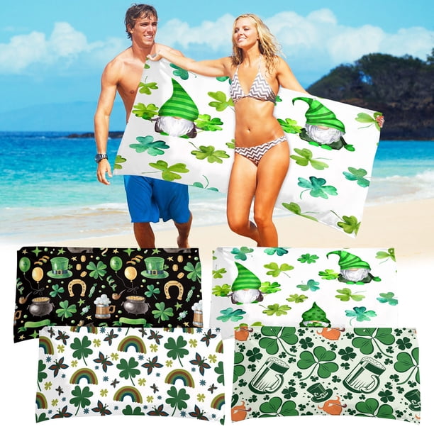 Toalla de playa de microfibra 30x60 pulgadas - Resistente a la arena, de secado rápido y compacta para viajes, piscina, gimnasio y yoga