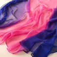 thumbnail image 5 of Shenmeida Women Long Light Wedding Scarf Silky Gradient Color Party Shawl Spring Summer Beach Wrap for Women, 5 of 6