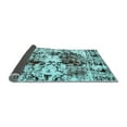 thumbnail image 2 of Ahgly Company Indoor Rectangle Abstract Light Blue Modern Area Rugs, 6' x 9', 2 of 4