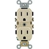 Leviton S01-0BR15-0IS Commercial Grade Duplex Receptacle, 15amp, Ivory