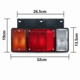 thumbnail image 4 of Right Passenger Tail Light Brake Lamp 1987-2022 For Isuzu NPR NQR NRR FSR FRR, 4 of 5