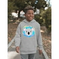 thumbnail image 2 of Koala Face With Leaves Hoodie Juniors -Image by Shutterstock,  Medium, 2 of 4