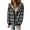 Khaki a4, variant on Womens Plaid Shacket Jacket Long Sleeve Zip Up Fleece Hooded Jackets Fall Winter Sherpa Lined Stylish Warm Coat with Pockets