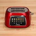 thumbnail image 2 of Culinaid Toaster 2 Slice Smart Touch Screen, Retro 1.5'' Extra Wide Slot Stainless Steel Digital Bread Toaster with Memory Function, Bagel, Defrost,, 2 of 9