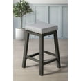 thumbnail image 5 of Home Design 5 Pieces Africa Counter Height Dining Set, Black, Black/Warm Gray, 5 of 6