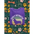 thumbnail image 3 of Retro Distracted By Corgis  Sweatshirt Men -Image by Shutterstock, Male x-Large, 3 of 4
