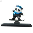 thumbnail image 1 of GXFCAI Panda Skateboard Ornaments Blue -Floating Screen Car Interior Panda Ornaments Three-Dimensional Cartoon Moving With The Car Floating Screen Doll Instrument Panel Decoration Center Console, 1 of 7