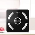 thumbnail image 1 of Leaone Bluetooth Body Fat Scale Usb Rechargeable Smart Digital Bathroom Weight Scale Body Composition Analyzer With Ios & Android App for Body Weight, Fat, Water, Bmi, Bmr, Muscle Mass (Black), 1 of 4
