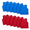 6-red + 6-blue-Child/6-10 Years, variant on Pinnies For Sports 12 24 Pack Reversible Team Practice Vests