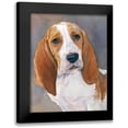 thumbnail image 1 of Fagan, Edie 12x14 Black Modern Framed Museum Art Print Titled - Waylon Bassett Hound, 1 of 5