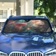 thumbnail image 4 of Yayeee Car Windshield Sun Shade Universal Fit Front Visor Protector, Psychedelic Forest, 4 of 8