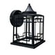 thumbnail image 1 of Lampara De Pared Luz Ideal Faro Negro Pantalla De Cristal., 1 of 5