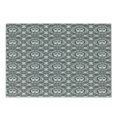 thumbnail image 1 of Astrology Cutting Board, Floral Mandala Sun Face Pattern Bohemian Theme Oriental Folk Ornament, Decorative Tempered Glass Cutting and Serving Board, Small Size, White Black, by Ambesonne, 1 of 1