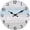 Azure Blue-14", variant on 14" Azure Blue Decorative Wall Clock, Beach Rustic Retro Style