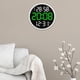 thumbnail image 3 of Reloj de pared digital de 12 pulgadas con pantalla grande, calendario, mes y fecha. Blanco verde, 3 of 9