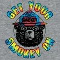 thumbnail image 2 of Tee Luv Men's Smokey Bear Tie Dye Graphic T-Shirt (3XL), 2 of 7