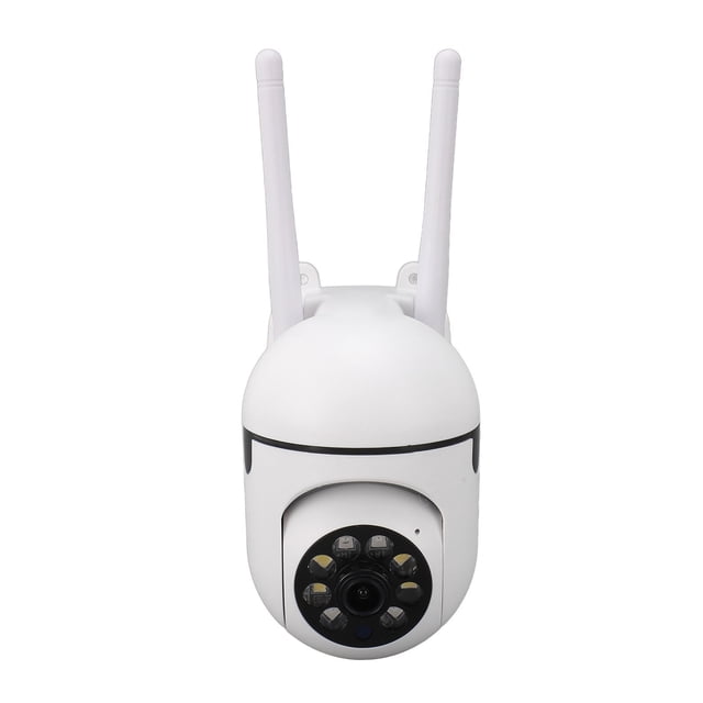 Cámara IP WiFi, Audio Bidireccional Cámara De Seguridad Para Exteriores Mensaje 2K Cobertura De 360 Grados Detección De Movimiento Almacenamiento En La Nube 128 GB