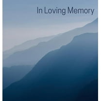 Memorial Guest Book (Hardback cover): Memory book, comments book, condolence book for funeral, remembrance, celebration , (Hardcover)