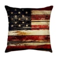thumbnail image 1 of Up to 65% Off SMihono Independence Day Pillowcase Cartoon Style Linen Digital Printing Pillowcase, 1 of 1