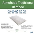 thumbnail image 3 of Almohada Sealy Bamboo Memory Foam Tamaño estandar Color blanco, 3 of 4