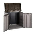 thumbnail image 2 of Toomax Stora Way All Weather XL 7' x 3.5' Storage Shed Cabinet, Taupe, 2 of 7
