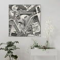 thumbnail image 5 of M.C. Escher Relativity Wall Art Poster Room Aesthetic Poster Print Art Wall Painting Canvas Posters Gifts Modern Bedroom Decor 20x20inch(50x50cm), 5 of 5