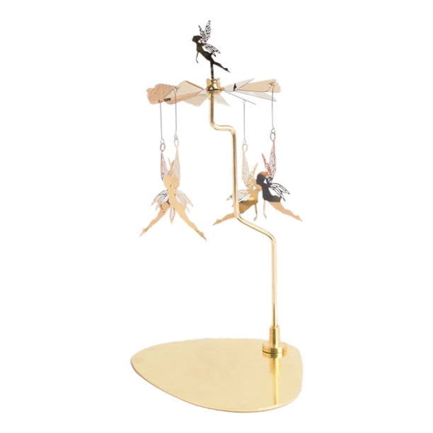 Billuyoard Rotating Candle Tea Light Holder Table Decor Desktop Home Iluminación y accesorios Hada