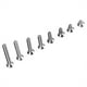 thumbnail image 4 of Tornillo de rosca 200 tornillos M4 de acero inoxidable ANGGREK Otros, 4 of 8