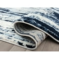 thumbnail image 4 of Abani Laguna Collection Area ​​Rug Mid Century Modern Bedroom Living Room Decor Floor Rug 6 x 9 Blue Cream, 4 of 7