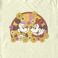 thumbnail image 2 of Men's Mickey & Friends Floral Couple Graphic Tee Beige 3X Large, 2 of 4