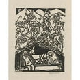 thumbnail image 3 of Tadeusz Makowski 15x18 Black Modern Framed Museum Art Print Titled - ‘Hello, Hello- Carol (1924), 3 of 5