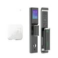 thumbnail image 1 of Door Lock, Tuya Electronic Smart Door Lock with Biometric Fingerprint Password APP Key Unlock USB Emergency Charge Keyless Entry Knobs Lock ,Easy to Install, 1 of 6