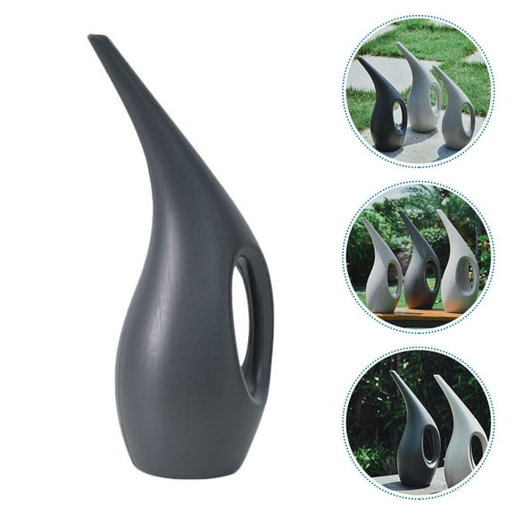 DECORNIJIA 15L PP Plastic Long Neck Watering Can with Sprayer for Green Plants and Gardening 1Pc