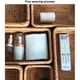 thumbnail image 3 of Yuarrent Cesta de Picnic, cajas multiusos de ratán para artículos diversos, caja de almacenamiento Rectangular de cosméticos para pan y té, Almacenamiento y organización del hogar L/30*20*9CM, 3 of 6
