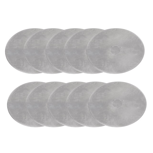 Hoja de corte para acolchado, 10 piezas SKS-7, hoja de corte de costura de acero de 60 mm, herramienta para cortar tela, resultados impresionantes