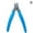Light blue, variant on Mini Side Cutters Cut Line Pliers Wire Cable Oblique Nose Pliers
